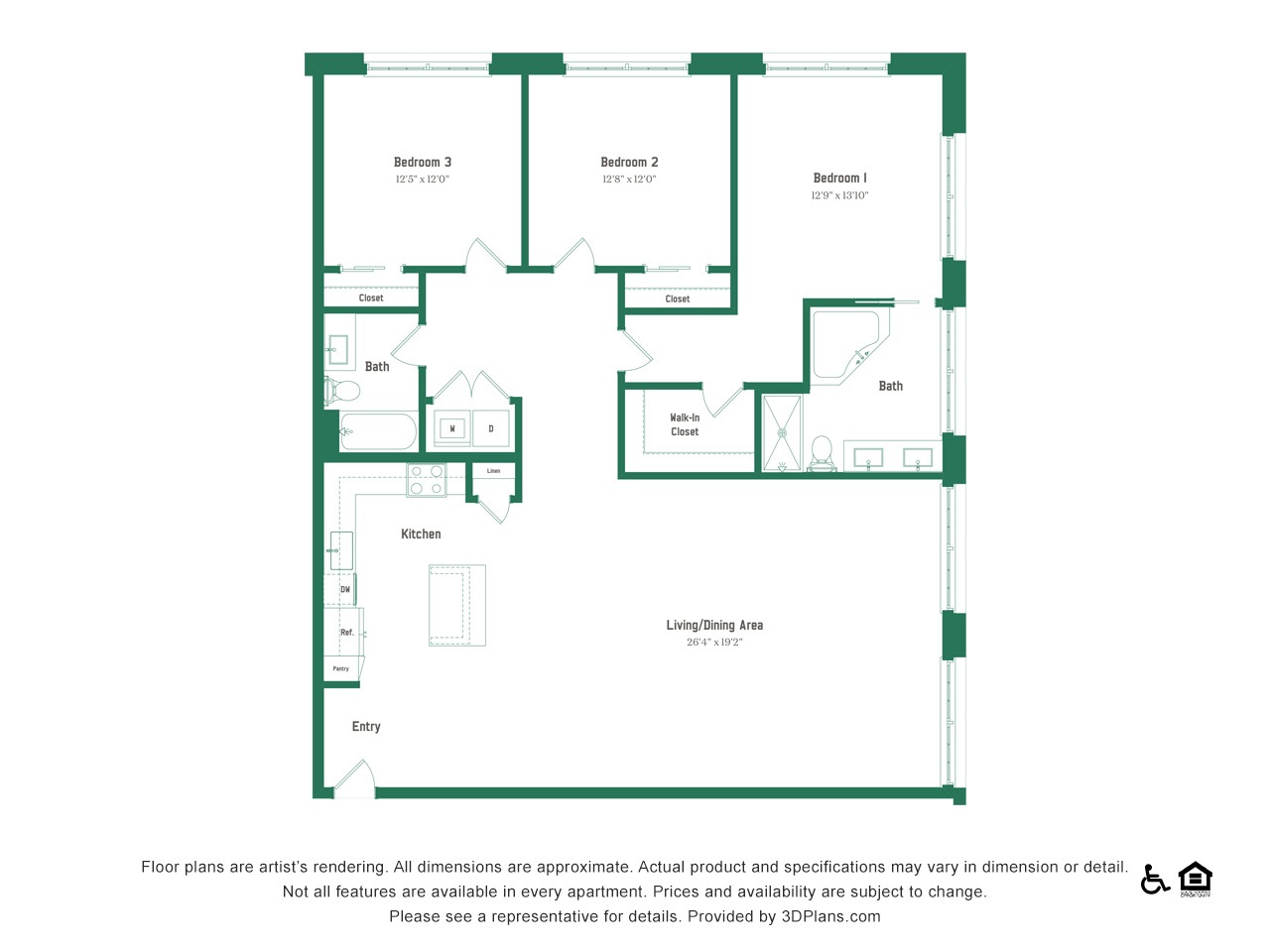 Floor plan layout diagram for JML -C1